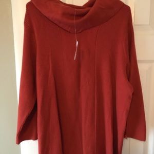 New Dress Barn, cowl neck pullover sweater